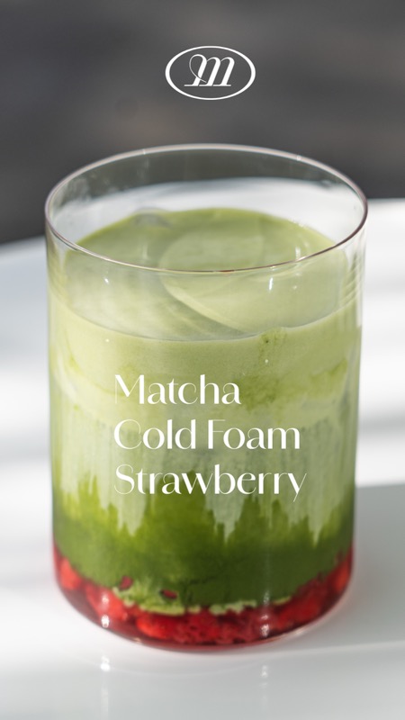 Strawberry Matcha Latte